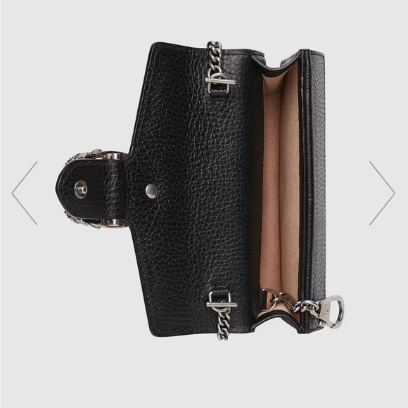 Gucci Dionysus black leather super mini bag, authentic EUC - Picture 10 of 11